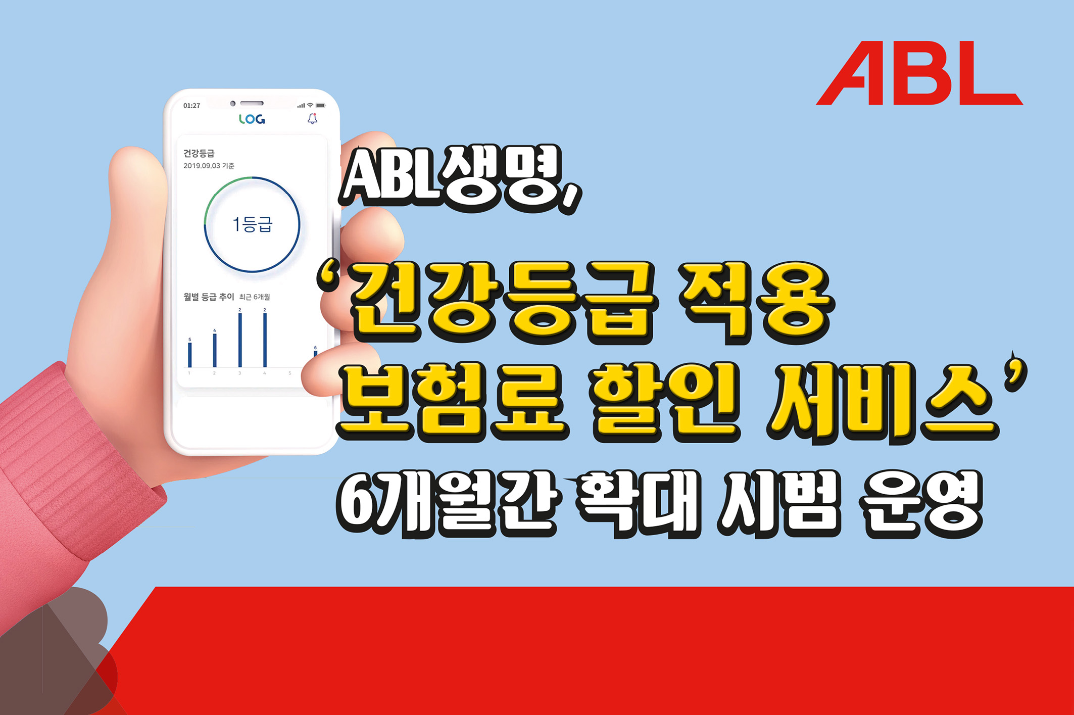 ABL생명, “건강등급 적용 보험료 할인 서비스” 6개월간 확대 시범 운영